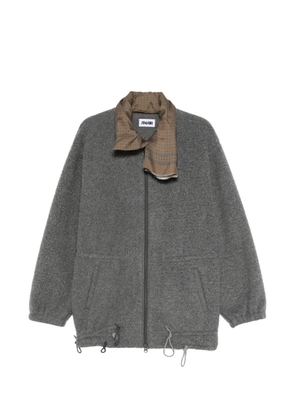 Magliano scarf drawstring coat - Grey