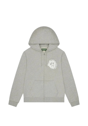 Denim Tears zip-up hoodie - Grey