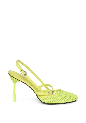MSGM round-toe strap pumps - Green