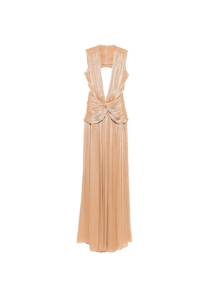 Costarellos Silla backless maxi dress - Neutrals