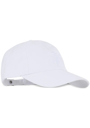 Vilebrequin logo-embroidered cotton baseball cap - White