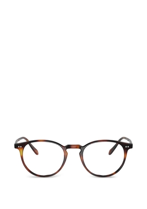 Oliver Peoples Riley-R round-frame glasses - Brown