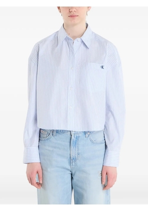 Calvin Klein striped cotton shirt - Blue