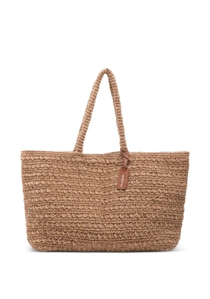 Nannacay crochet tote bag - Brown