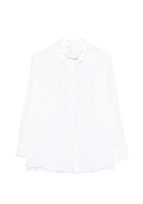 Marella Editore flower-embellishment shirt set (set of two) - White