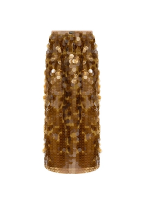 MUNTHE sequined mini skirt - Gold