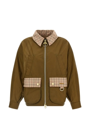 Barbour Launton check-print jacket - Green
