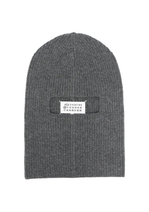 Maison Margiela label beanie - Grey