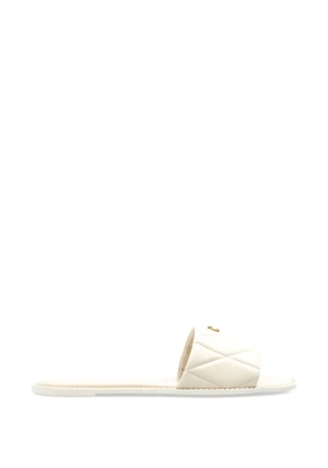 Coach Holly quilted logo sandals - Neutrals