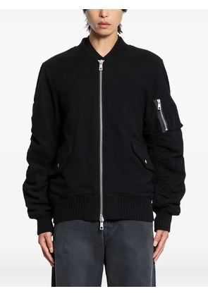 Giorgio Brato zip-fastening bomber jacket - Black