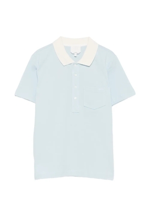 A.P.C. half-button polo top - Blue