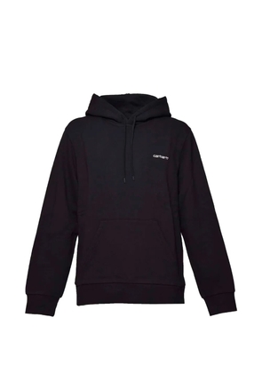 Carhartt WIP long-sleeve embroidered hoodie - Black