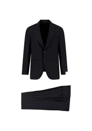 Caruso single-breasted suit - Black