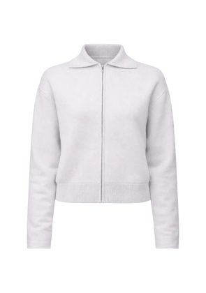 Allude collar zip jacket - Grey