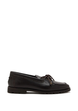 Edhen Milano leather loafers - Brown
