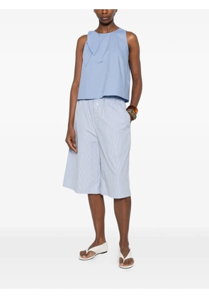 Niu bow-detail blouse - Blue