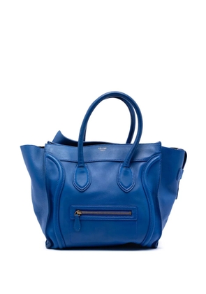 Celine Pre-Owned 2011 Mini Calfskin Luggage tote bag - Blue