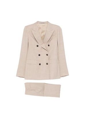 Tagliatore double-breasted suit - Neutrals