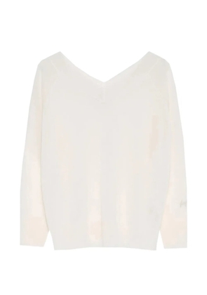 Marella MLMTUBO V-neck knitwear - White