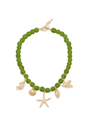 Oceanus Meretrix star-pendant necklace - Gold