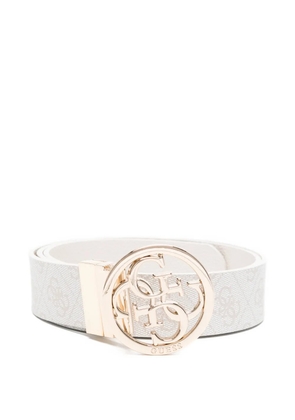 GUESS USA logo-buckle belt - Grey
