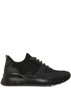 Bally ribbon-tab knit sneakers - Black