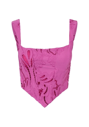 Giuseppe Di Morabito embroidered top - Pink