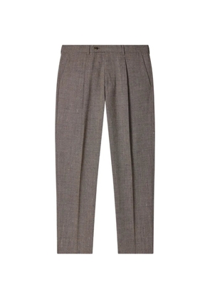 Paul Smith pleated pocket tapered trousers - Brown