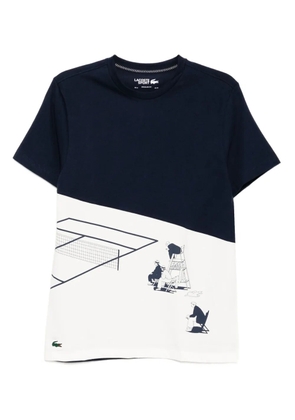 Lacoste tennis heritage graphic T-shirt - Blue