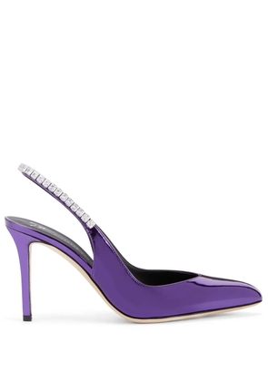 Giuseppe Zanotti Rachyl 90mm patent leather pumps - Purple