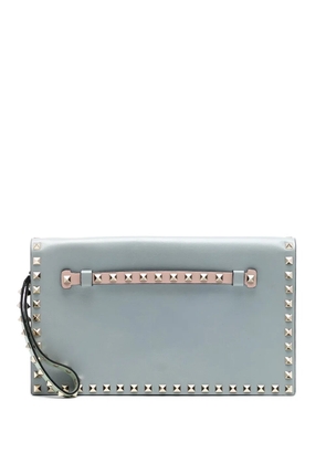 Valentino Garavani Pre-Owned 2000-2017 Tricolor Rockstud Wristlet clutch bag - Blue