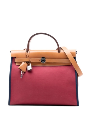 Hermès Pre-Owned 2014 Toile Herbag Zip 31 satchel - Brown