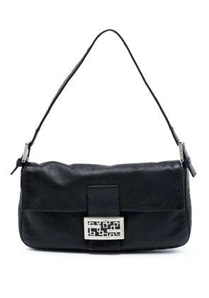 Fendi Pre-Owned 20th Century Leather Baguette shoulder bag - Black