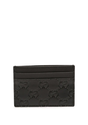 Gucci Pre-Owned 2000-2015 Guccissima card holder - Black
