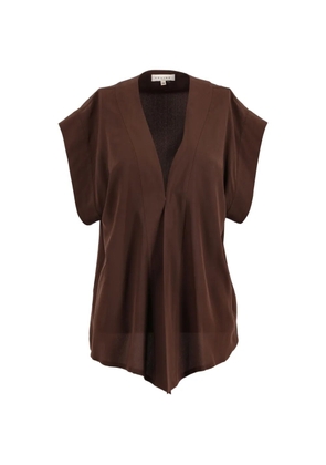 Celine Pre-Owned V-neck top - Brown