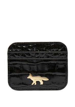 Maison Kitsuné Edie card holder - Black