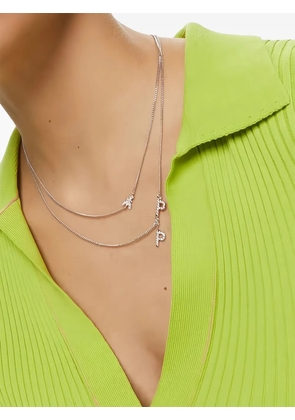Patrizia Pepe double-chain necklace - Silver