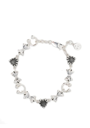 Stolen Girlfriends Club Gothic Sentiment bracelet - Silver