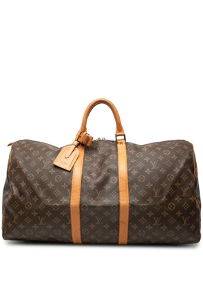 Louis Vuitton Pre-Owned 1989 Monogram Keepall 55 travel bag - Brown
