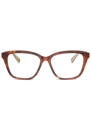 Brunello Cucinelli cat-eye frame glasses - Brown