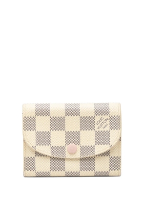 Louis Vuitton Pre-Owned 2018 Damier Azur Rosalie Coin Purse small wallets - White