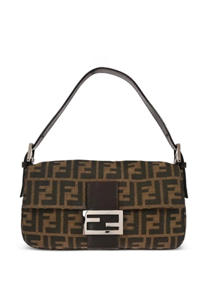 Fendi Pre-Owned 2001 Baguette Zucca canvas handbag - Brown