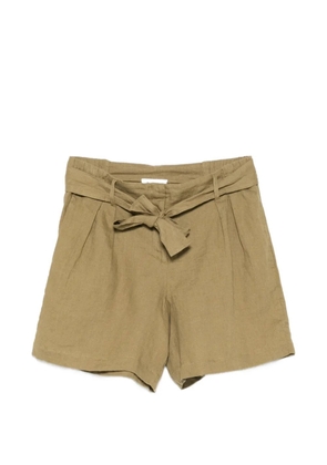 MAISON123 Bruce tie-waist shorts - Green