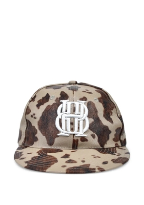 BREATH horse-print cap - Neutrals