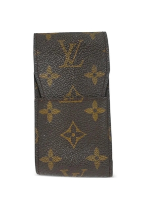 Louis Vuitton Pre-Owned 2001 monogram-print cigarette case - Brown