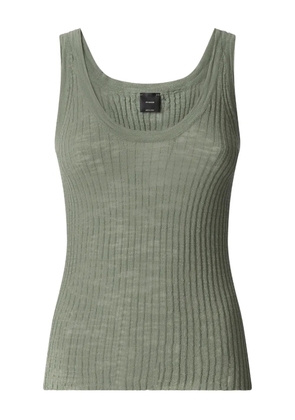 PINKO ribbed tank top - Green
