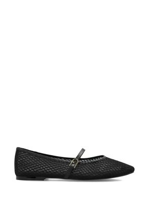 Furla Etoile net ballet flats - Black