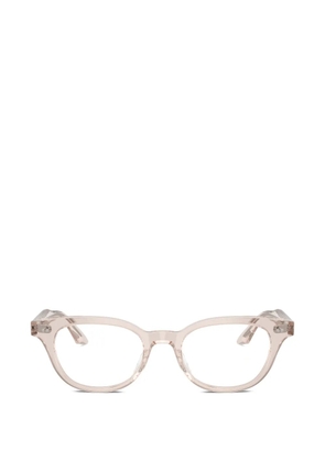 Oliver Peoples patterned square-frame glasses - Pink