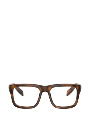 Prada Eyewear square frame glasses - Brown