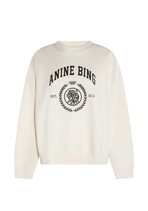 ANINE BING embroidered graphic sweatshirt - White